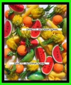 40 Mixed Tropical Island Miniature Fruit*Dollhouse Food  