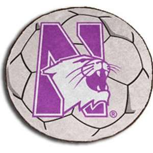 Northwestern Wildcats Small Soccer Ball Rug  Sports 