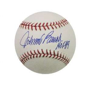  Johnny Bench Autographed Baseball with HOF 89 Inscription 