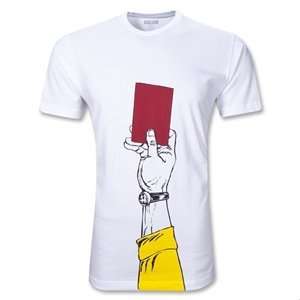  Objectivo Red Card Soccer T Shirt (White) Sports 