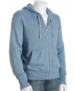 Original Penguin medium blue cotton Rover zip hoodie   up to 
