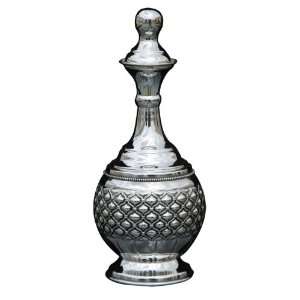  Silver Plated Wine Decanter with Droplets