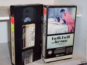 Will, I WillFor Now (1975) vhs MAGNETIC VIDEO 086112078533  