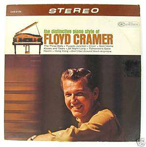 FLOYD CRAMER THE DISTINCTIVE PIANO STYLE RCA Stereo LP  