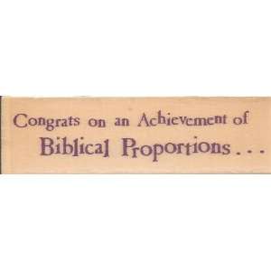  Biblical Proportions Boyds Collection Wood Mounted Rubber 