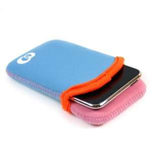  Kroo Reversible Sleeve for iPhone 3G, 3G S (Pink and Blue 