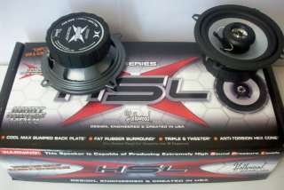   300W 5.25 CAR POWER STEREO SPEAKERS SYSTEM AND TWEETER COMBO  