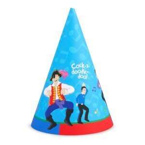   Wiggles Cone Hats (8) Party Supplies (Various   color may vary) Toys