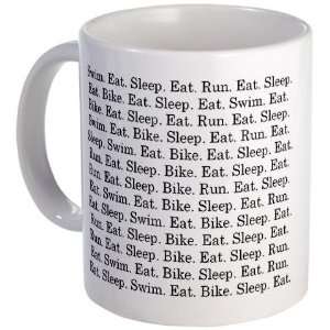  Triathletes Life Sports Mug by  Kitchen 