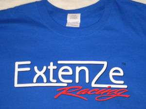 EXTENZE    RACING T SHIRT   MALE ENHANCEMENT   X LARGE  