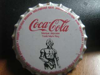 Lot of 2 Coca Cola & C 3PO Bottle Cap NEW  