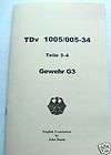 German Army G3 Military Manual 1972 Translated HK91