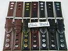 20MM HQ RACING LEATHER WATCH BAND FOR TISSOT 20 MM STRAP / 7 COLORS 