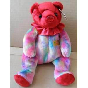  TY Beanie Babies Ruby July Birthday Bear Stuffed Animal 
