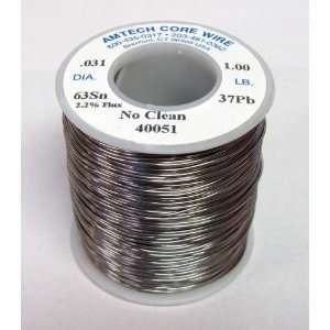   No Clean Cored Wire, Sn63/Pb37, .031 Solder Spool