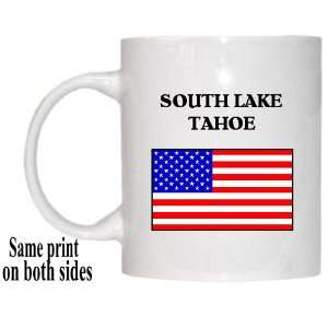  US Flag   South Lake Tahoe, California (CA) Mug 