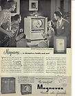 magnavox tv 1950 vintage print ad 