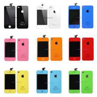 Different Color Front back Panel LCD and Digitizer For iPhone 4S 