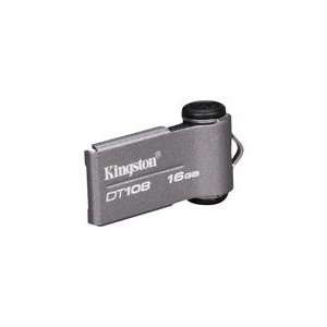  Kingston DataTraveler 108 16GB USB 2.0 Flash Drive (Gray 