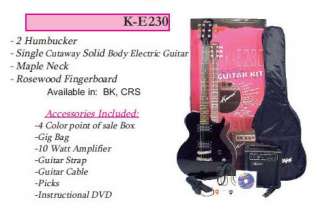 KANSAS ELECTRIC GUITAR KIT LP STYLE K E230  