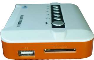   Multi Media USB HDD SD MMC RMVB AV MP4 RM MPEG AVI Case Player  