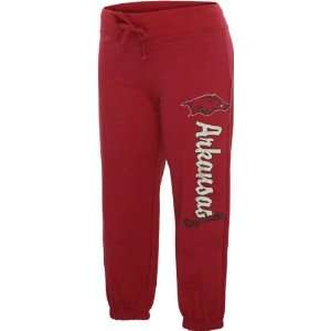   Womens Cardinal Pacer French Terry Capri Pants
