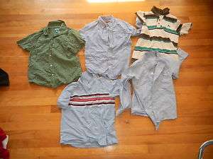   Boys Size 8 & 10 Med Collar Shirts Childrens Place Cherokee Lot EX+