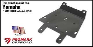 ATV Winch Mounting Plate Yamaha Grizzly 660 02 08 UD  