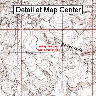  USGS Topographic Quadrangle Map   Navajo Bridge, Arizona 