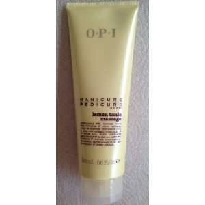  OPI Manicure Pedicure Lemon Tonic Massage 8.5 oz Beauty
