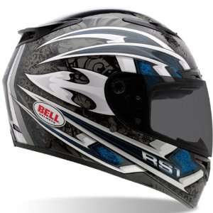  Bell RS 1 Cataclysm Full Face Motorcycle Helmet Blue Small 