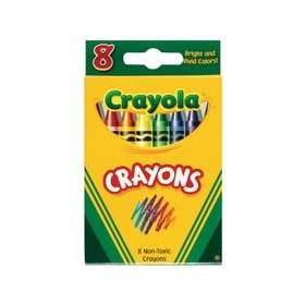  Crayola Crayons   Set of 8, Regular Crayon Set Arts 