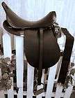 trooper style western trail training saddle brown 18 