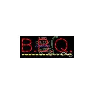  BBQ LED Sign 8 inch tall x 20 inch wide x 3.5 inch deep outdoor 