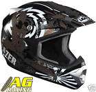 Nitro Karbine Adult Motocross Helmet White Red Gun XL items in AG 