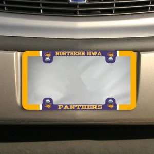  NCAA Northern Iowa Panthers Thin Rim Varsity License Plate 