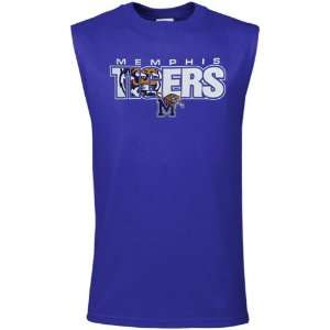   Tigers Royal Blue Outsider Sleeveless T shirt