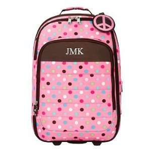 PBteen Pink Multi Dot Jet Set Carry On Suitcase  Kitchen 