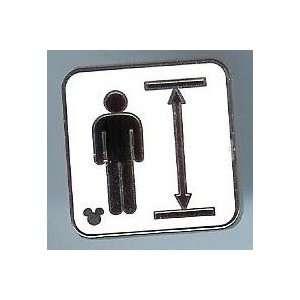  Height Requirement Pin with Black Lines 