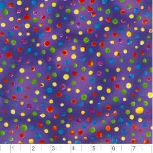  45 Wide Flannel Pebble Brights Purple Fabric By The Yard 