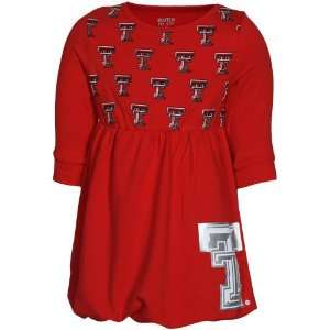 Texas Tech Red Raiders Toddler Girls Scarlet Bubble Dress  