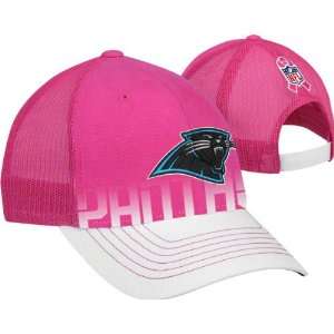 Carolina Panthers Womens Pink Breast Cancer Awareness Structured 