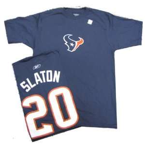  Steve Slaton Houston Texans Player Name Number Jersey T 