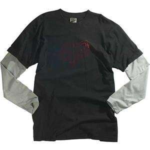  Fox Racing Until Forever Long Sleeve T Shirt   Large/Black 