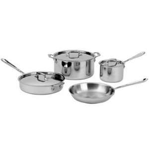  All Clad Stainless Cookware Set   7 pcs
