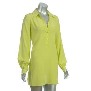 Sutton Studio Womens LongSleeve Silk Tunic Blouse Shirt  