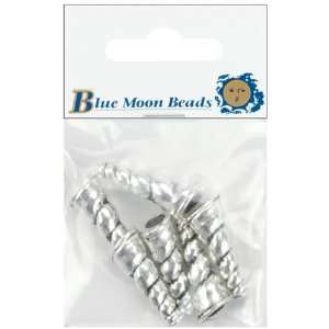  Blue Moon Plated Metal Shell Cones, 6/Pkg, Silver Arts 