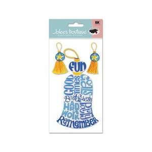   Stickers, Graduation Tassel Blue and Gold Arts, Crafts & Sewing
