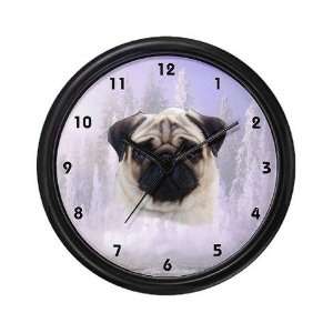  Pug Pets Wall Clock by 