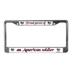  Proud Parent 1 Military License Plate Frame by  